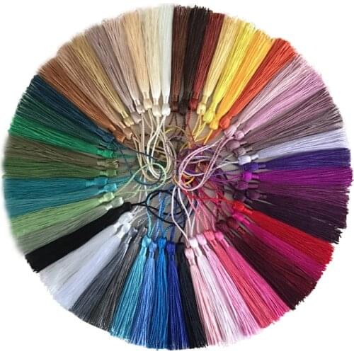 100pcs/ lot multicolor chinese knot calendar curtain tassel fringe purl macrame pendant Jewelry Accessories about 12.5cm 181052