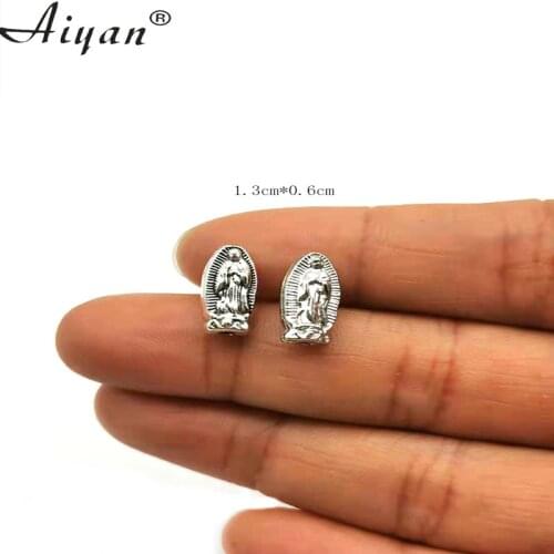 100Pieces Virgin Mary The Father Saint Benedicts Exorcism Alloy Perforated Accessorie Can DIY By Hand Into Bracelet Or Necklace