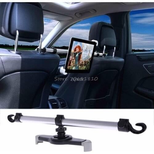 360 Degree Rotation Universal Aluminum Alloy Car Back Seat Mount Stand Holder For Tablet 7"-11" Whosale&Dropship