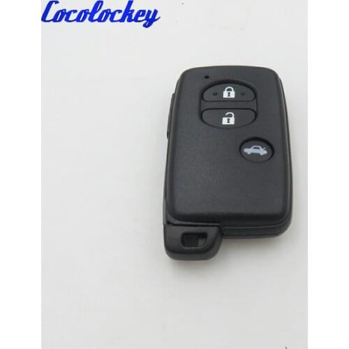 Cocolockey New Keyless Smart Remote Key Shell Case Fob 2+1 Button for Toyota remote key No Logo