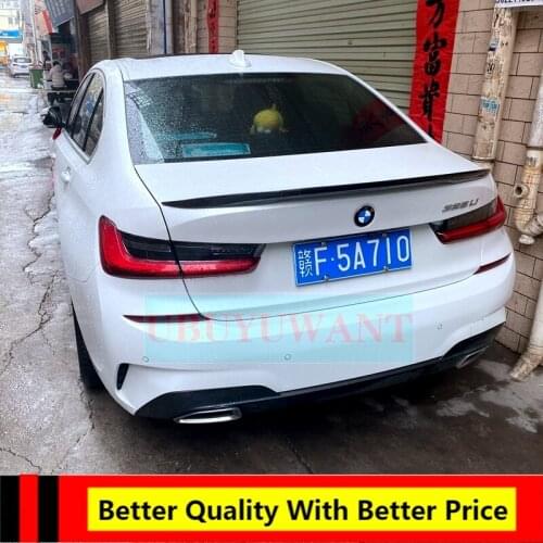 EPFBSQP P Style Carbon Fiber Rear Trunk Spoiler For BMW New 3Series 320i 330i 335i 340i 2019-2021 G20 P Styling Spoiler Wing