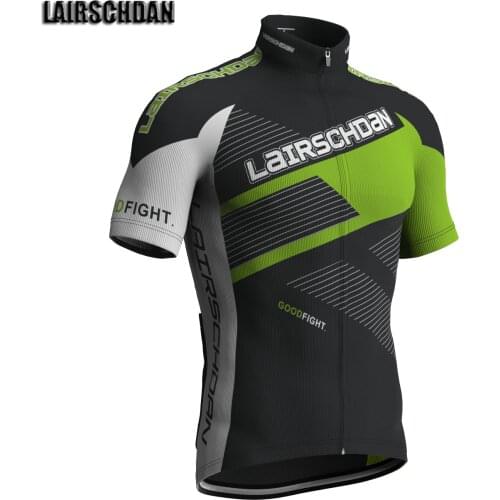LairschDan High Quality Bicycle Jersey For Men Short Sleeve Cycling Jersey Shirt MTB Bike Jersey Racing Wear Vetement Velo Homme
