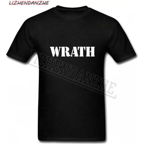 Limited WRATH Natural Selection Logo Design Men Black T-Shirt Size XS-3XL 0218
