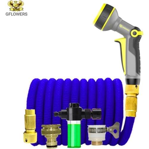 New Magic Hose Garden Telescopic Hose Watering Gardening High Pressure Water Gun Durable And Multifunctional 10 Spray modes