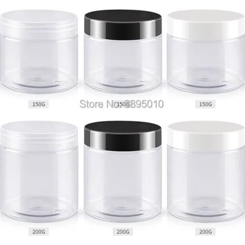 150g 200g Bottle Plastic Cream cans multi-purpose PET Container Home Storage Bottles F797