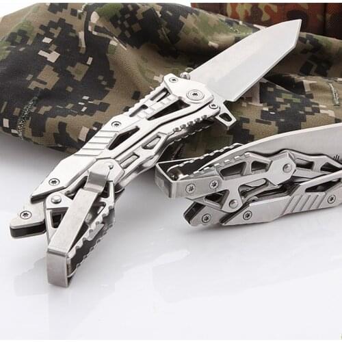 Portable Folding Knife Outdoor Camping Hunting Survival Rescue High Hardness Household Fruit Knives Multifunction Hand Tools