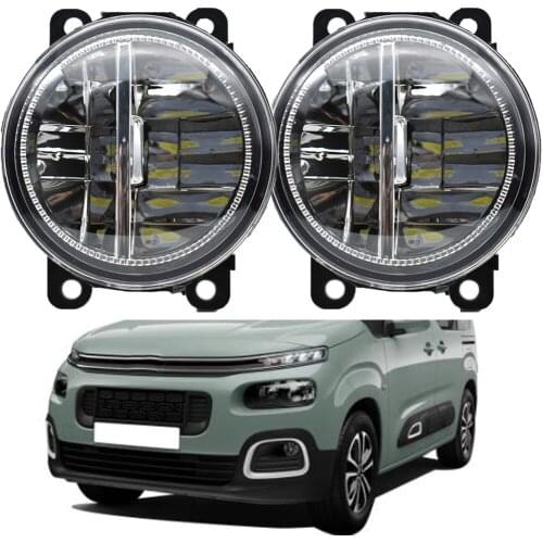 Fog Light Assembly H11 Car Front Bumper Fog Lamp DRL 12V fitfor Citroen Berlingo 3 MK3 III 2019 2020 2018