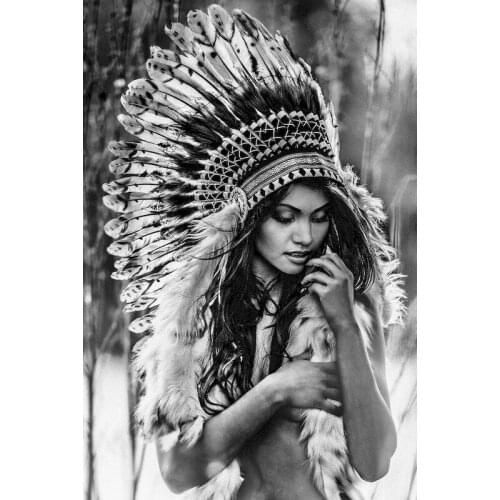 RUOPOTY 60x75cm Painting By Numbers DIY Woman Room Wall Art Framed Oil Paint Figure For Adults Home Decoration