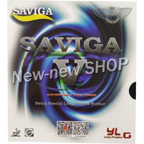 SAVIGA V Long Pips-Out Table Tennis Rubber without Sponge