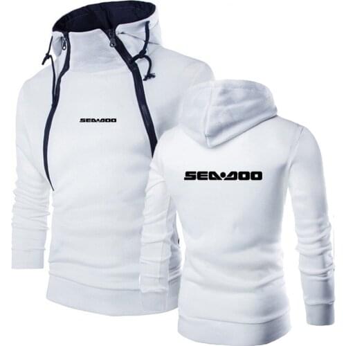 Sea Doo Seadoo Moto Logo 2021 Harajuku Style Leisure Pullover Hooded Sweatshirt Classic Warm Tops High Street Hoodies