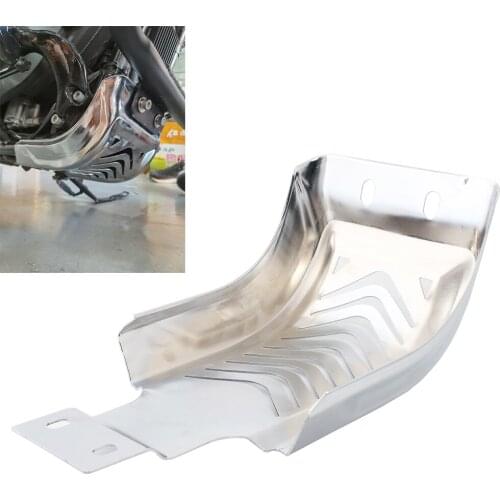 Silver Motorcycle Engine Skid Plate Chassis Guard Protector For Harley Sportster 883 1200 XL 48 72 Chin Fairing Spoiler Cover