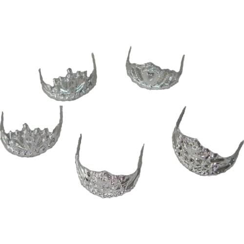 Vintage Jewelry Accessories For Dolls 5pcs/Set Mix Pattern Crown NEW