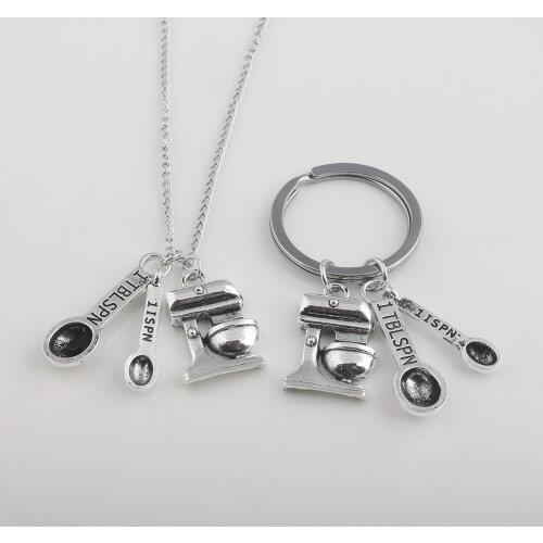 1PC Creative Coffee Machine Handle Tamper Moka Mini Keychain Portable Keyring Necklace Coffeeware Espresso Gifts QA 058