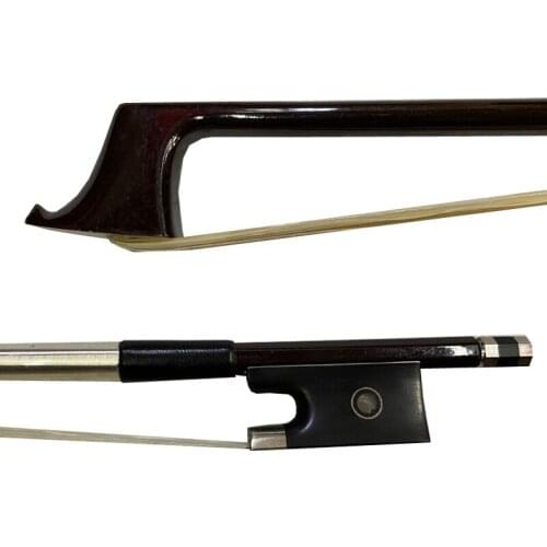 Free shipping 5Pcs 4/4 size Professional coffee brown Carbon Fiber Violin Bow Stunning Bow Violin Bow Parts Replacement