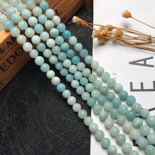 High quality 6mm 8mm 10mm Solid color Tianhe Natural stone Beads Pick Size Loose Bead For Handmade bracelet DIY unique Jewelry