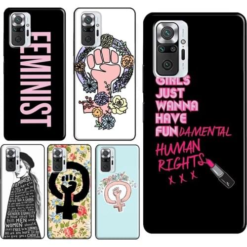 Feminist Feminism Phone Case For Xiaomi Redmi Note 10 Pro Note 9 Pro Note 8 Pro 8T 9S 7A 8A 9A 9C 9T Cover