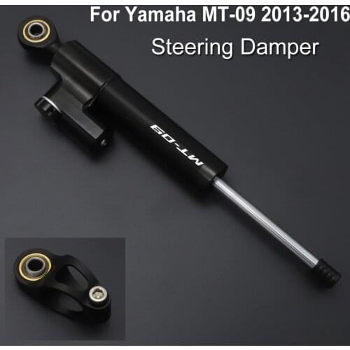 For YAMAHA MT-09 mt09 mt 09 2013 2014 2015 2016 Motorcycle CNC Steering Damper Stabilizerlinear Reversed Safety Control