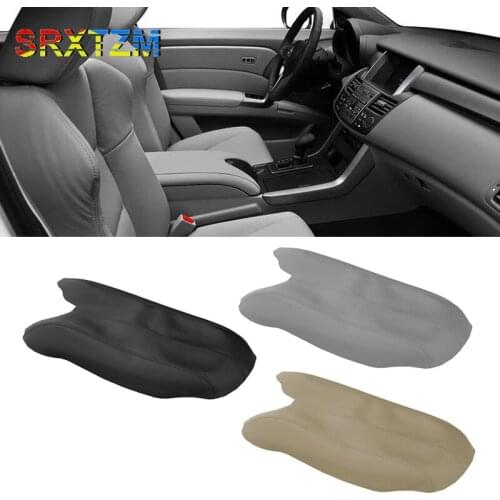 For Acura RDX 2007 2008 2009 2010 2011 2012 Microfiber Leather Center Console Lid Armrest Box Cover Protective Trim