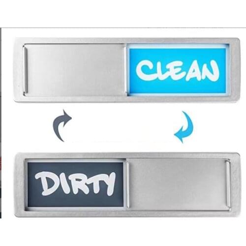 Dishwasher Magnet Clean Dirty Sign Double Sided Reversible Washing Machine Kitchen Indicator Cleaning Tips Decoration