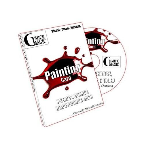 Painting ( Gimmick and DVD) by Mickael Chatelain - Trick Street Magic Props Illusions Close up Magic Fun Magician Magia Toys