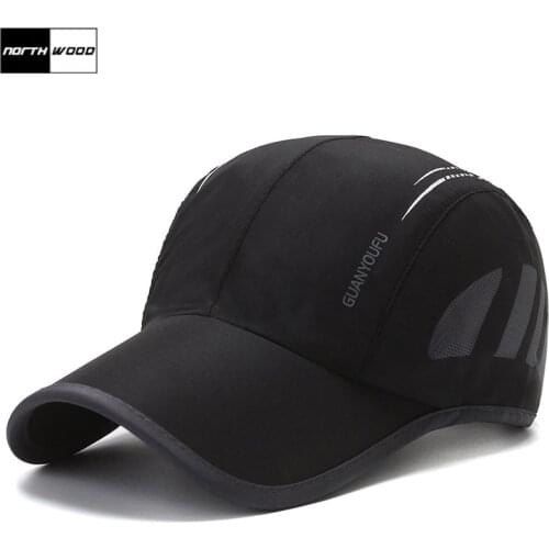 NORTHWOOD Fast Dry Brand Summer Cap With Mesh Mens Baseball Cap Breathable Womens Dad Hat Kpop Snapback Bone Trucker Hats