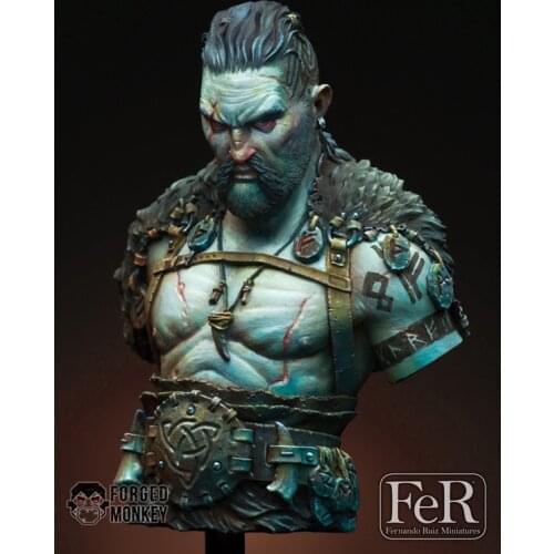 1/12 Mannaz, the Rune Collector Resin kit Figure Bust GK Science fiction subject Uncoated No colour
