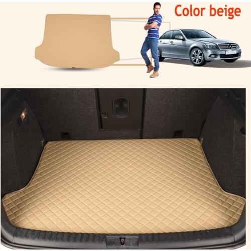 Custom fit car Trunk mats for Toyota Camry Corolla RAV4 Mark X Verso FJ Cruiser 5D car styling carpet rugs liners