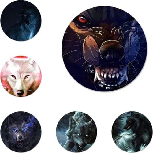 58mm beautiful werewolf art Icons Pins Badge Decoration Brooches Metal Badges For Backpack Decoration