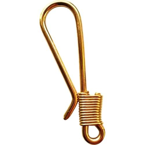 Poratble Small Brass Clip Hook Wallet Backpalt Keychain DIY Accessories - Lightweight & Durable