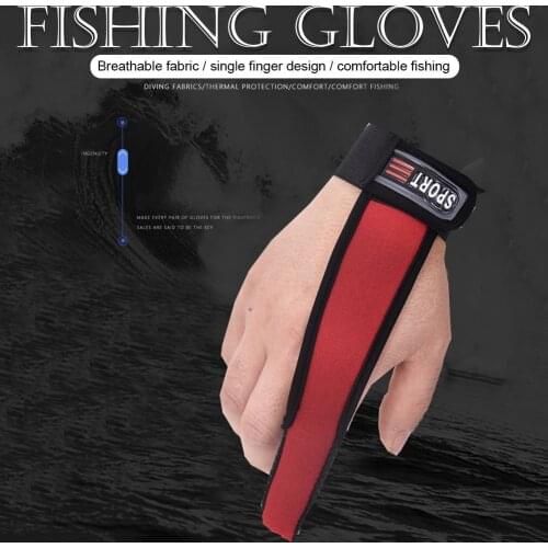 Casting One Finger Gloves Stall Protector Non Slip Sea Carp Fishing Tools