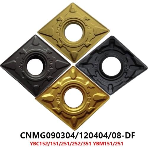 Original CNMG CNMG090304-DF CNMG120404-DF CNMG120408-DF YBC152 YBC252 YBC151 YBC251 YBC351 YBM151 YBM251 Carbide Inserts CNC