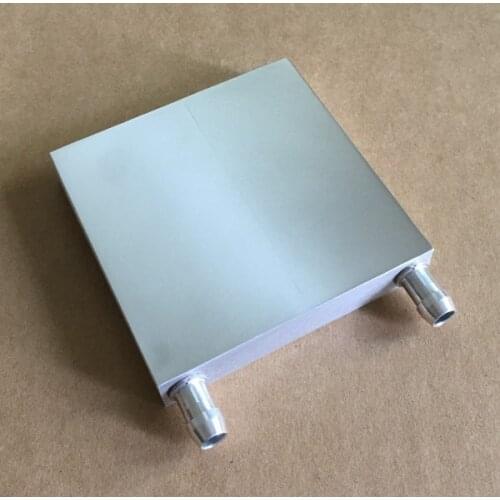 Primary Aluminum Water Cooling Block for Liquid Water Cooler Heat Sink System 80*80*14mm Water-cooled Radiator for PC Laptop CPU