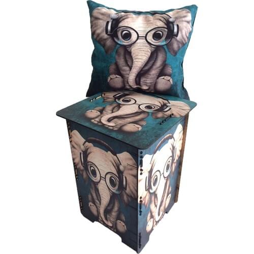 Practical Decor Decorative The Eider Stool With elephant