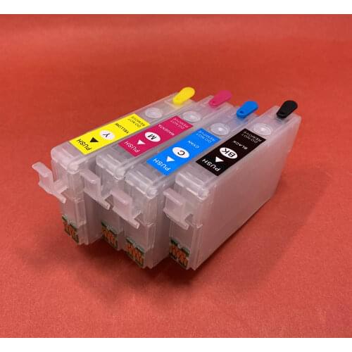 YOTAT Empty Refillable Ink Cartridge T04E T04E1 T04E2 T04E3 T04E4 for Epson Expression Home XP-2101/XP-4101 / WF-2831/WF-2851