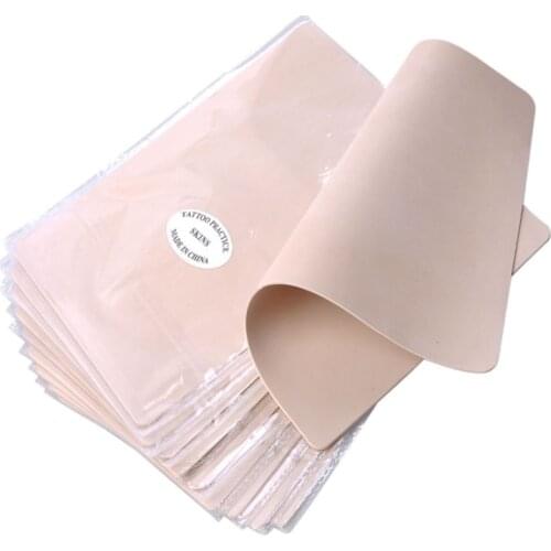 Blank Tattoo Practice Skin Sheet for Needle Machine Supply Kit 10pcs 20 x 15cm