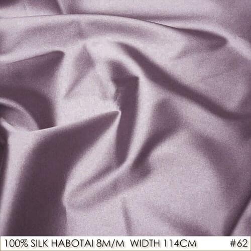 SILK HABOTAI 114cm width 8momme/100% Pure Silk Fabric Fashion Upholstery Fabrics Batik Painting DIY Patchwork Mesh Fabric NO 62