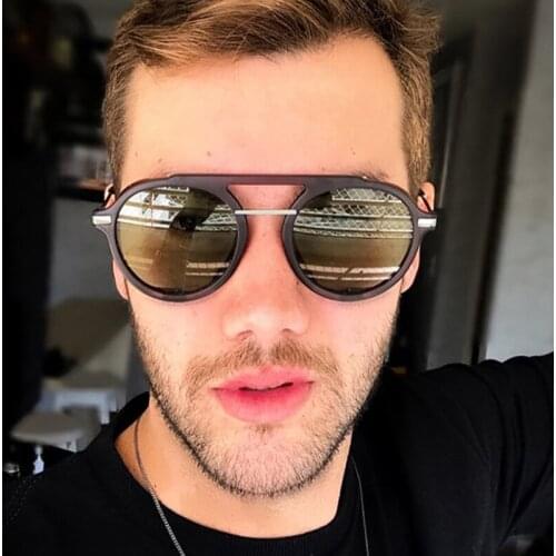 2021 Steampunk Sunglasses Retro Vintage Eyewear Steampunk Sun Glasses Men Women UV400 Oculos De Sol TYJ-35