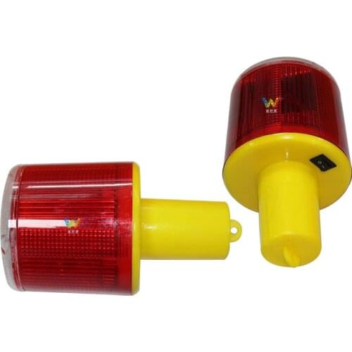 Solar Powered Easy Installment Warning Flashing Beacon Strobe Light Button Co