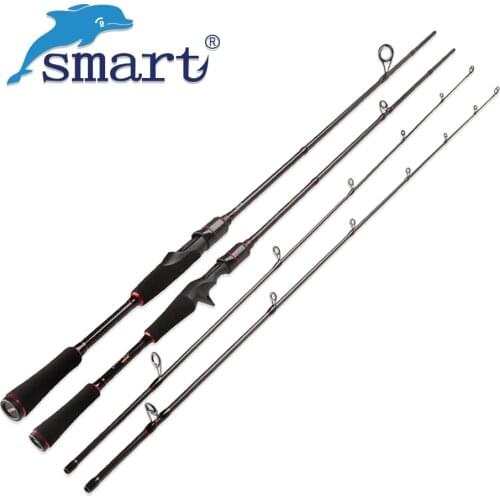 SMART 2Sec 1.8M 2.1M 7-25g/5-15lb/M Power Spinning Rod Casting Rod Carbon Lure Fishing Rod Baitcasting Rod Stick Vara Pesca Olta