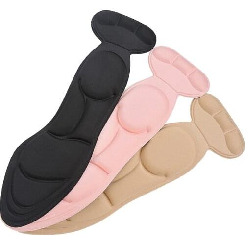 Insoles Breathable Anti-slip Insole for feet Pad Inserts Heel Post Back for Women High Heel Shoe 1 Pair