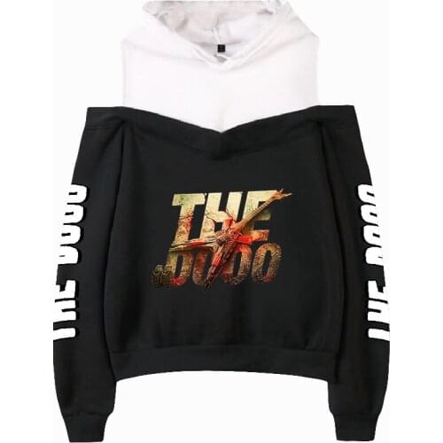 TheDooo Off Shoulder Hoodies Women Long Sleeve Hooded Sweatshirt Fashion Casual Streetwear Clothes