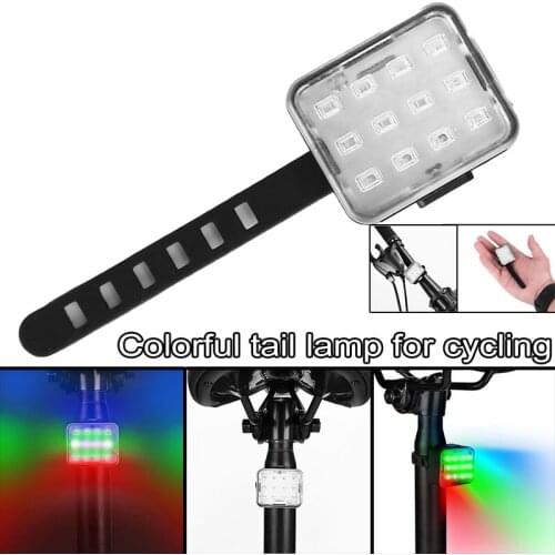 Bike Tail Light Rechargeable Ultra Bright Waterproof Sturdy Flexible Mount Back Bike Light Bike Accessories For Bike B2Cshop