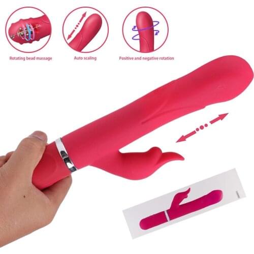 YEAIN 36 Speed Dildo Vibrator For Women, Silicone Thrusting Magic Wand Massager 360 Degrees Rotating Adult Sex Toy