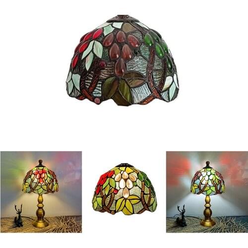 WOERFU Glass Lampshade 20CM Grape Lampshade Table Lamp Wall Lamp Pendant Light DIY