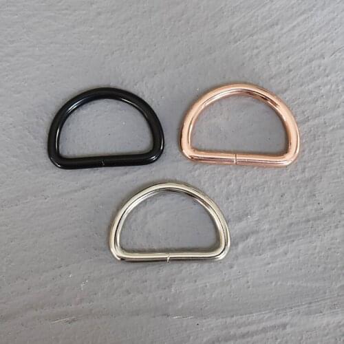 10 Pcs 30mm Metal High Quality Hand Bag Purse Strap Belt Dog Collar Chain Web D Ring Buckle DIY Heavy Duty Strong Thickness 30-D