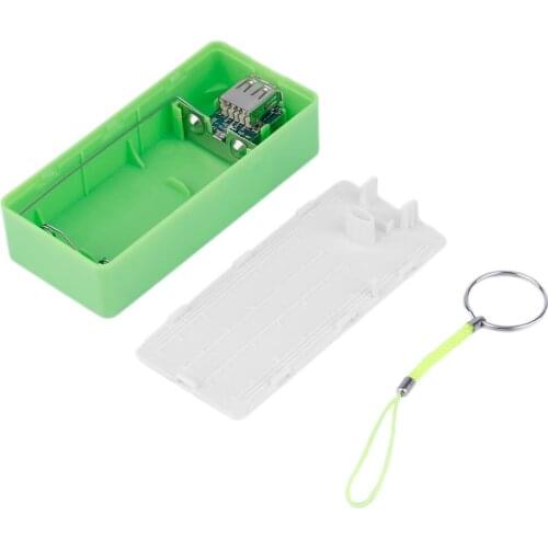 5600mAh 5V USB DIY Powerbank Case Portable External 2X18650 Battery Storage Box Power Bank Case Box Shell For Mobile Phones