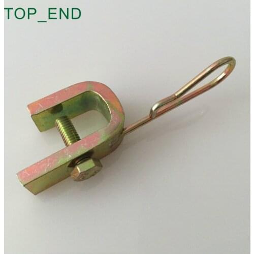 Holder For Flexible Valve Extensions with Clamp,Single Clip,Hex Screw,Finish: Color Plated Zinc,Fastener(1144 Single)