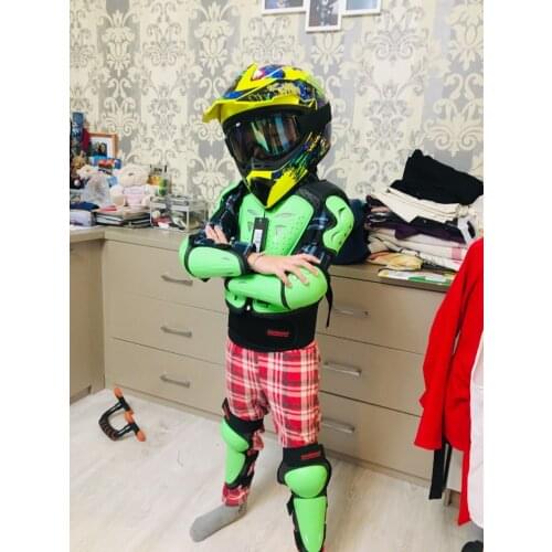 Childrens riding armor shatter-resistant suit full set of racing knight equipment protective armor off-road motor protections