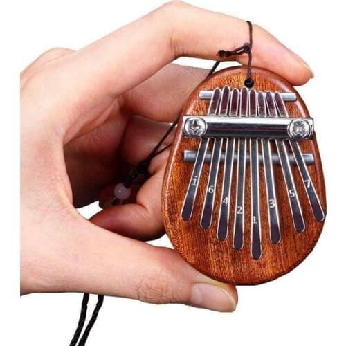 Children Portable Mini 8 Keys Kalimba Thumb Piano Creative Great Sound Finger Keyboard Musical Instrument 8 Scales