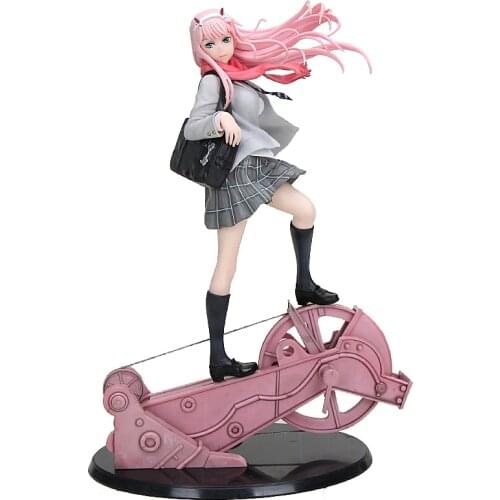 30cm Darling in the franxx Figure Two Zero 02 Uniform Version 1/6 Painted Figure Model toys For Adult Collectible Girl Figurine